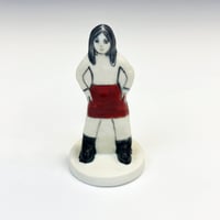 Image 1 of Action(less) Figure: with Red Skirt