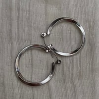 Image 1 of Swirl Hoop Earrings