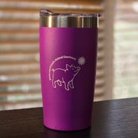 Yowie 18 oz. Vacuum Travel Tumbler (Purple)