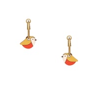 Image 2 of Pendientes Red Robin de Materia Rica