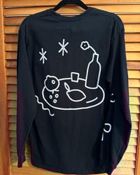 Image 2 of Black Long Sleeve SM