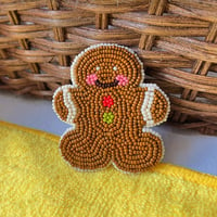 Image 2 of Gingerbread Brooch