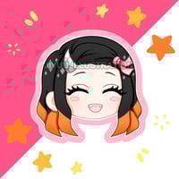 Image 1 of Nezuko Demon Smile Grip