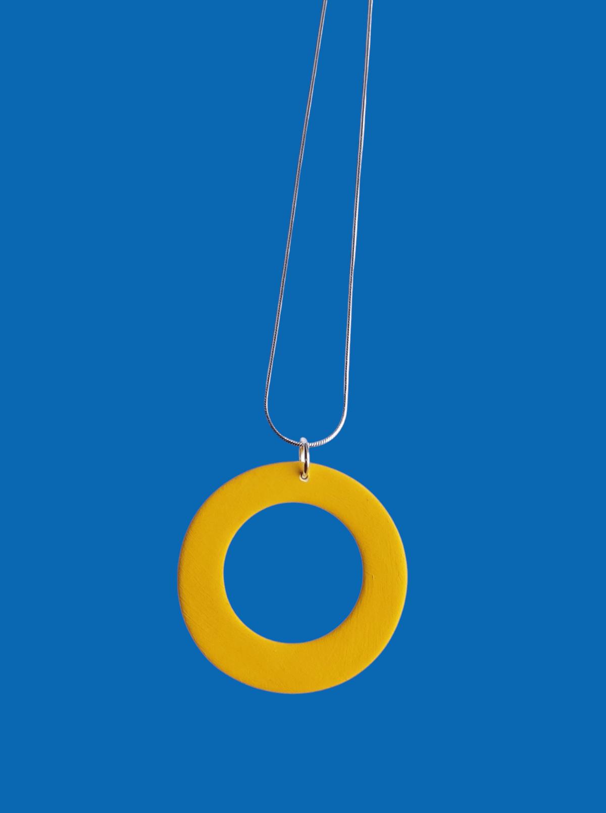 Image of Yellow Circle Pendant