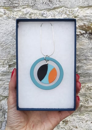 Image of Sky Blue/Black Circus Pendant