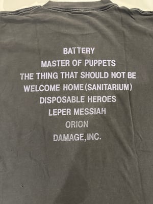 Image of METALLICA - Master of Puppets vintage shirt size XL