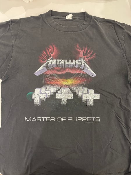 Image of METALLICA - Master of Puppets vintage shirt size XL