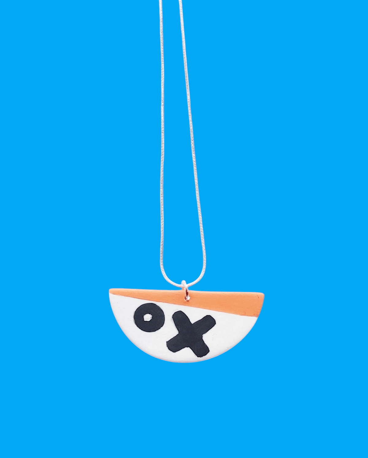 Image of Orange XO Pendant