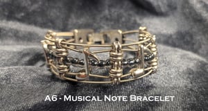 Image of Musical Note Guitar String Bracelet