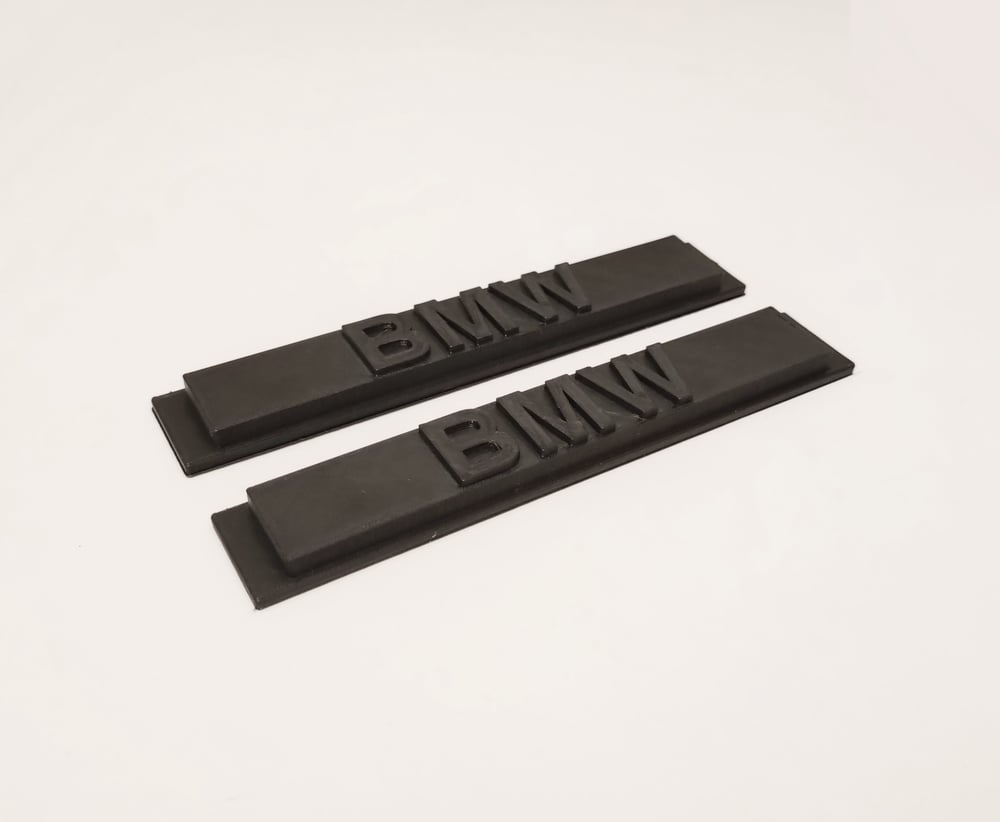 BMW E36 M3 DOOR MOULDING BADGES 2PCS