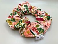 Image 2 of Petite Garden Party (in Rose) Scrunchie