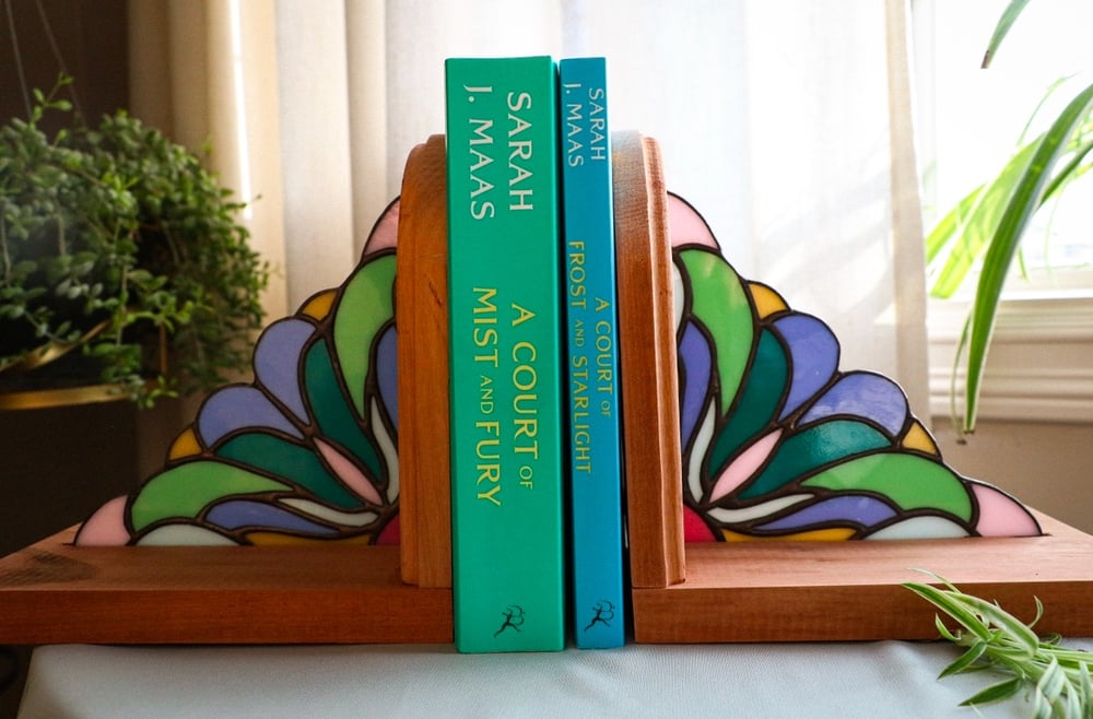 Image of Colorful bookends