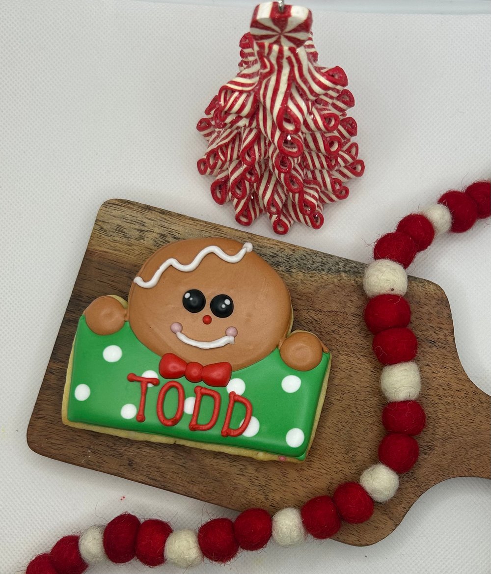 Image of Personalized Gingerbread boy 