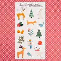 Image 1 of Winter Woodlands Sticker Sheet (24-024)