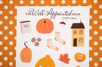 Image 2 of Cozy Fall Sticker Sheet (24-022)