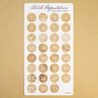 Image 1 of Date Dots Sticker Sheet  (24-017)