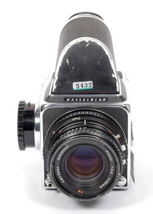 Image of Hasselblad 500C/M camera w/ T* Planar 80mm F2.8 C lens + A12 Back + NC2 #5432