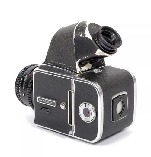 Image of Hasselblad 500C/M camera w/ T* Planar 80mm F2.8 C lens + A12 Back + NC2 #5432