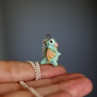 Image 1 of Rearing Dragon Necklace