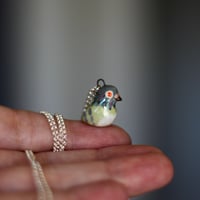 Image 2 of Green Pigeon Necklace