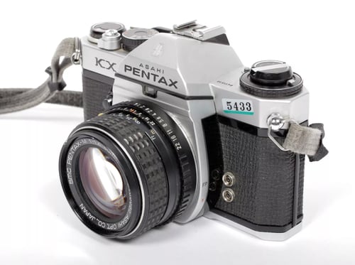 Image of Pentax KX 35mm SLR Film Camera with 50mm F1.4 lens #5433 (K1000 alternative)