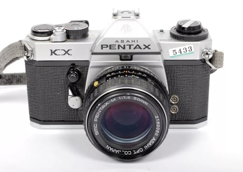 Image of Pentax KX 35mm SLR Film Camera with 50mm F1.4 lens #5433 (K1000 alternative)