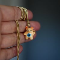 Image 1 of Star Quilt Bear Necklace