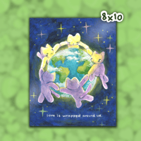 Image 2 of Love is Wrapped Around Us Print