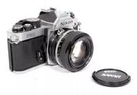Image 2 of Nikon FM2 35mm SLR film camera with 50mm F1.4 Nikkor lens #5096