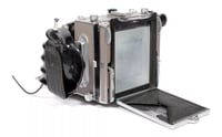 Image 4 of Linhof Technika IV 4X5 camera w/ 150mm + 90mm Lenses + grip + film + holders #5108