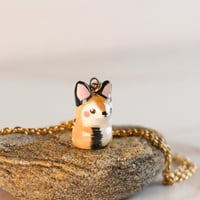 Image 1 of Thoughtful Red Fox Necklace