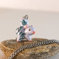 Image 2 of Fern Squirrel Necklace