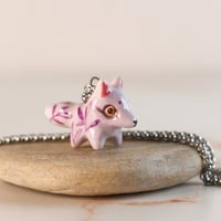 Image 1 of Lavender Fern Wolf Necklace