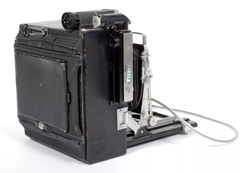 Image of Graflex Crown Graphic 4X5 Camera w/ Rodenstock 127mm lens +film +holders #5112