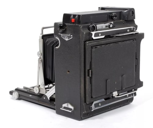 Image of Graflex Special Crown Graphic 4X5 Camera w/ 135mm lens + film + holders #5113