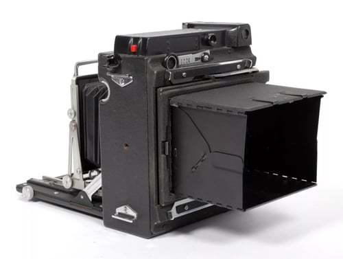 Image of Graflex Special Crown Graphic 4X5 Camera w/ 135mm lens + film + holders #5113