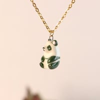 Image 2 of Meditative Panda Necklace