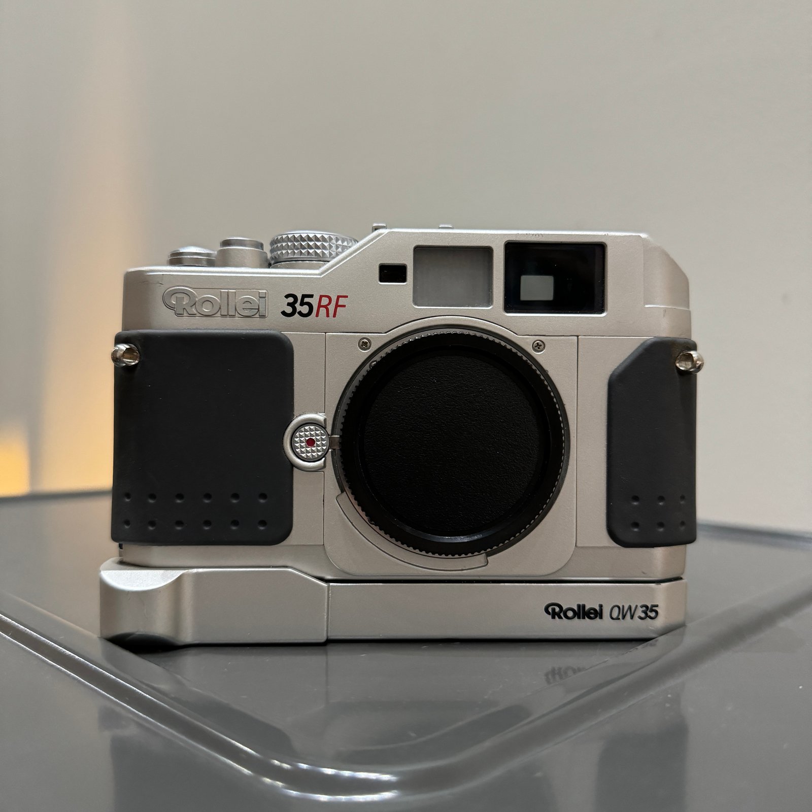 Rollei 35RF + QW35 Winder (2003550) | Glass Key Camera