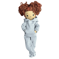 Mari Handmade Linen Doll (READY TO SHIP - THIS ITEM WILL SHIP ON OR BEFORE DECEMBER 20TH)