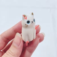 Image 7 of B graded with discount price crochet flower white cat ceramic figurine