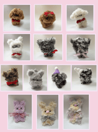 Image 1 of Handmade cats, dogs, and bunnies!