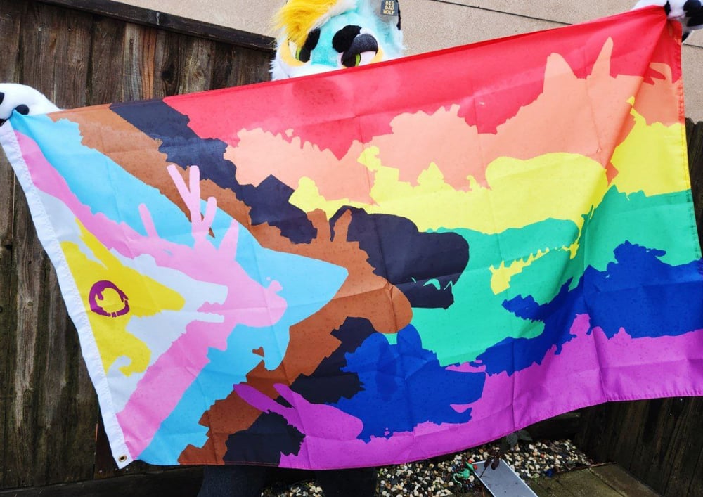 Image of FURRY PRIDE FLAG (2024)