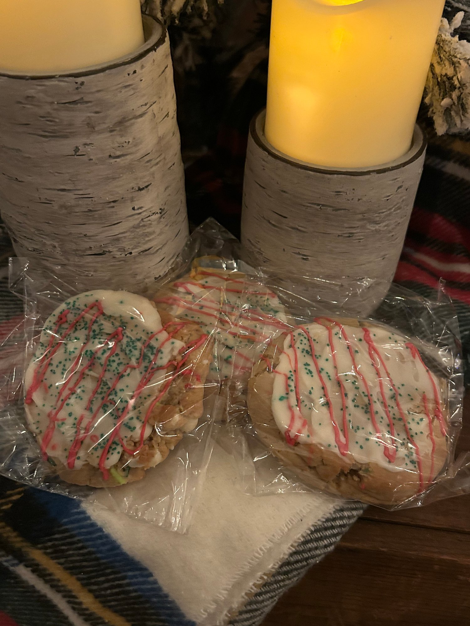 Image of Lil Deb Christmas Tree Cookies! 