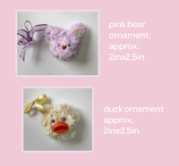 Image 3 of Handmade animal ornaments(or keychains)!