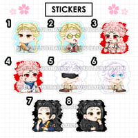 Image 1 of JJK NomNom Stickers – [RETIRING]