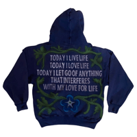 Image 1 of Today I live..medium navy