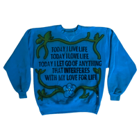 Today I live...blue large