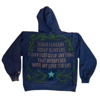 Image 1 of Today I live...medium 1/4 zip