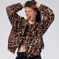 Image 2 of Kimono - Leopard print