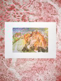 Image 2 of A Softening Presence A4 Risograph Print